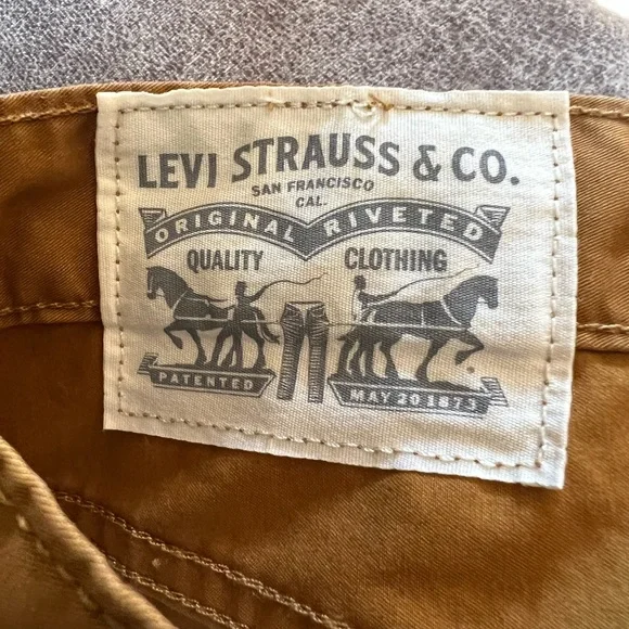 Mens Levi Strauss & Co. 6 Pocket 100% Cotton Carhartt Brown Work/Casual Pant - Picture 9 of 9